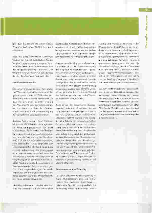 Vorschauseite 2: Das Pflegeberufereformgesetz