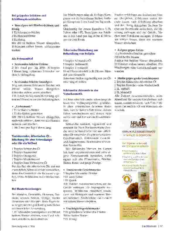 Vorschauseite 3: Adaptogene Pflanzen Schisandra chinensis Teil 2