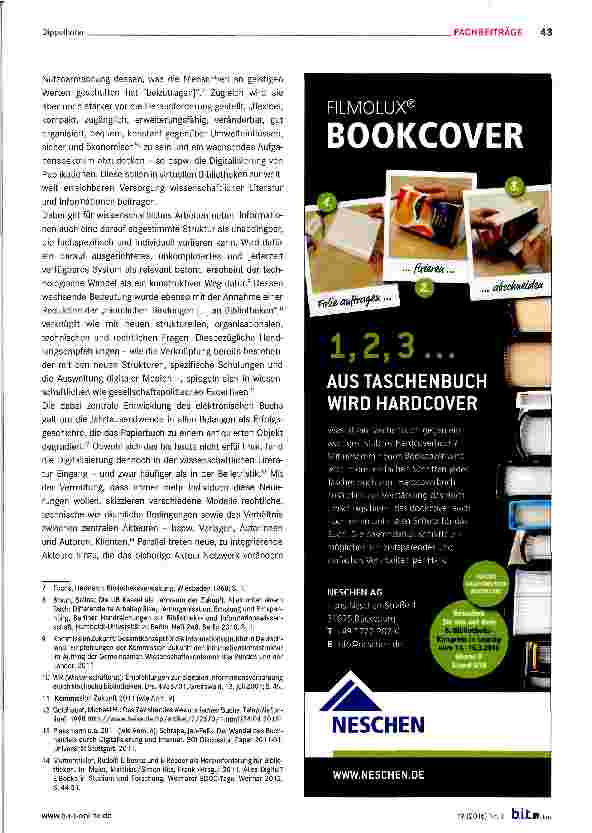 Vorschauseite 2: Investitionen in der Universitätsbibliothek Gießen - Eine studentische Sicht
