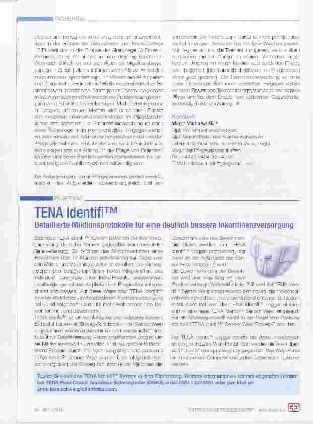 Vorschauseite 3: Professionelle Pflege heutige und zukünftige Anforderungen