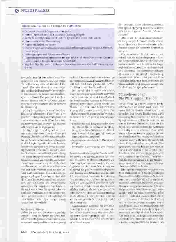 Vorschauseite 3: Umgang mit Sexualität in der Pflege
