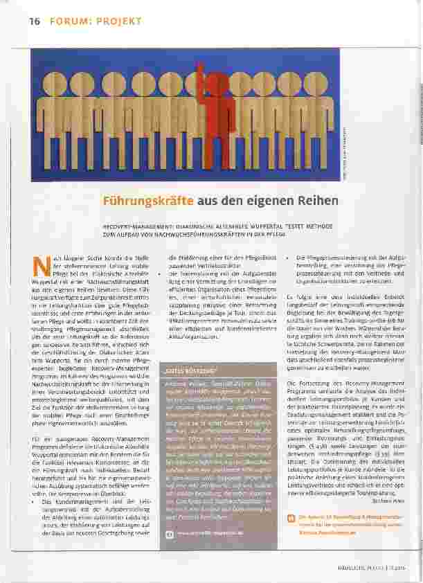 Vorschauseite 1: Führungskräfte aus den eigenen Reihen