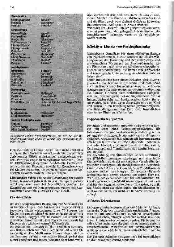 Vorschauseite 3: Psychopharmaka im Kindesund Jugendalter?