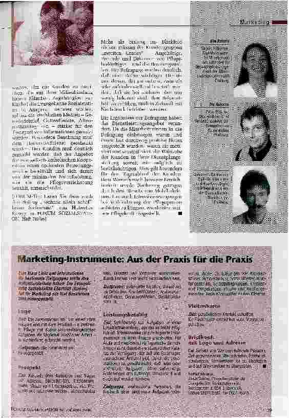 Vorschauseite 4: Klarheit durch Kundenbefragung Zur Entwicklung einer Marketingkonzeption die Stellung am Markt überprüfen