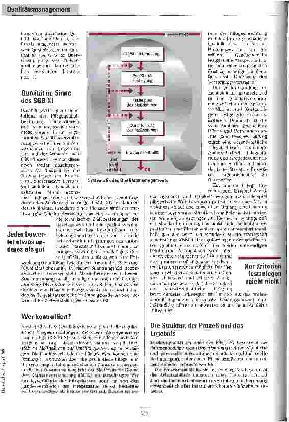 Vorschauseite 2: Muß es immer DIN ISO sein? Qualitätsentwicklung und -sicherung ambulanter Dienstleistungen
