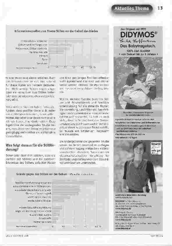 Vorschauseite 2: Stillverhalten in BayernEine Studie des Bayerischen Landesamts für Gesundheit und Lebensmittelsicherheit