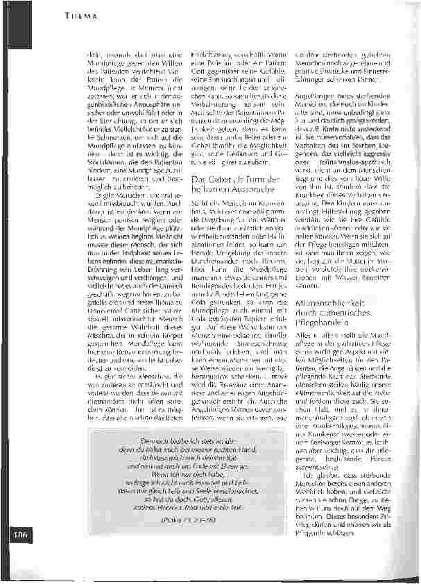 Vorschauseite 3: Mundpflege in der palliativen Pflege