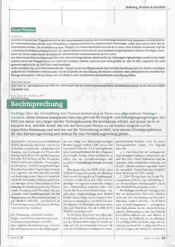 Vorschauseite 4: Eingeschränkte Strafbarkeit bei Kompetenz-überschreitung zum Wohl des Patienten