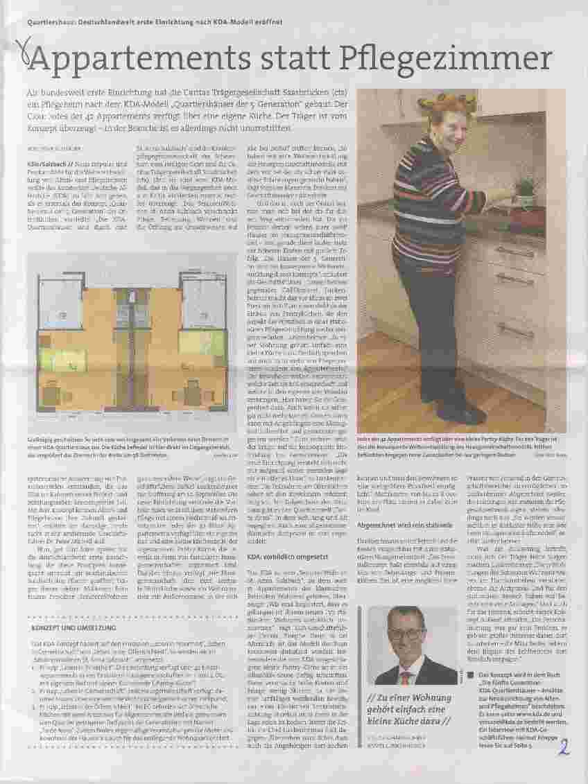 Vorschauseite 1: Appartements statt Pflegezimmer
