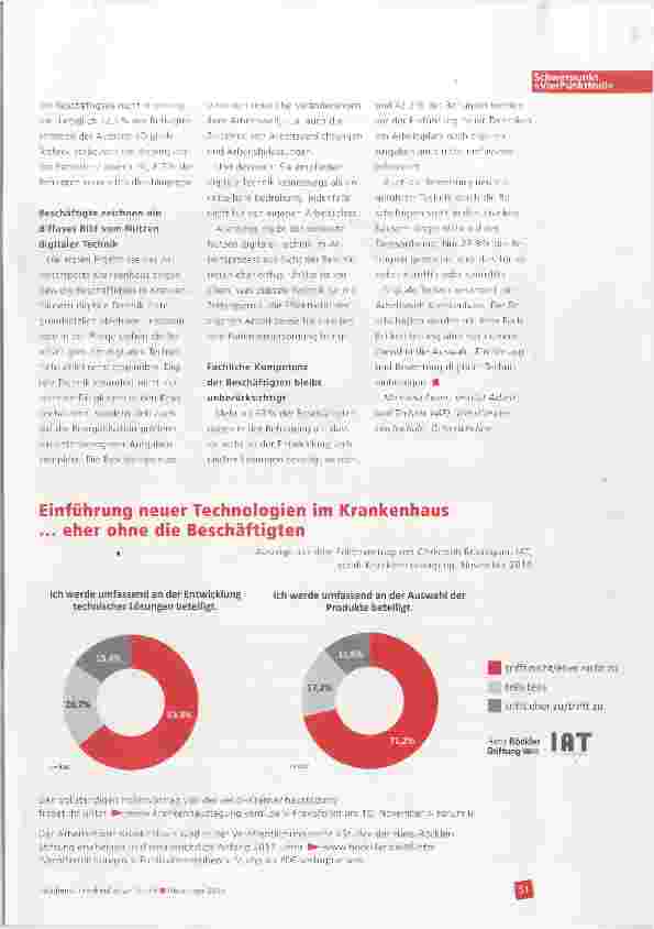 Vorschauseite 3: Digitale Technik in der Arbeitswelt Krankenhaus