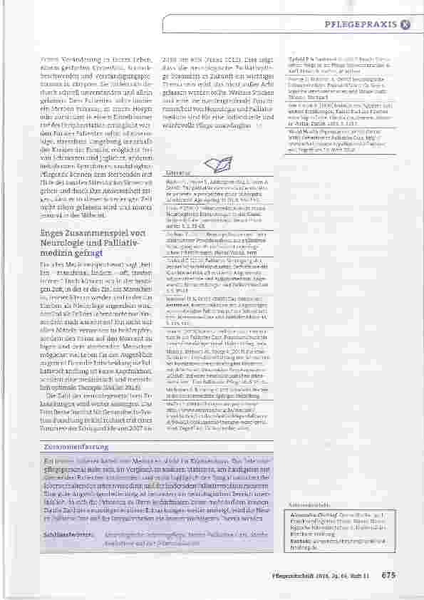 Vorschauseite 4: Sterben neurologische Intensivpatienten anders?