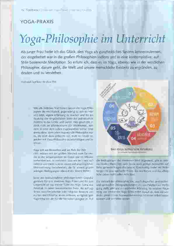 Vorschauseite 1: Yoga-Philosophie im Unterricht