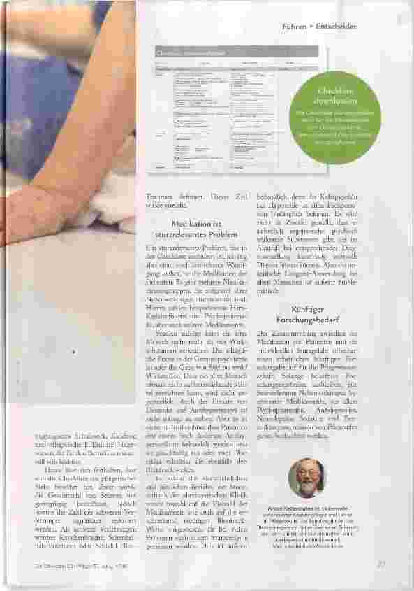 Vorschauseite 2: Checkliste erfolgreich im Kampf gegen Stürze