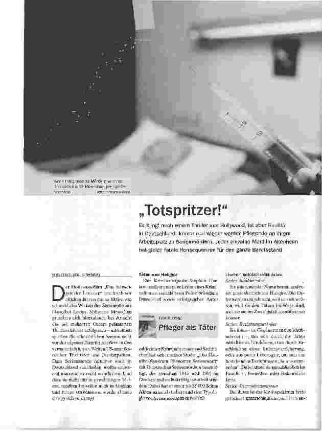 Vorschauseite 1: Totspritzer!