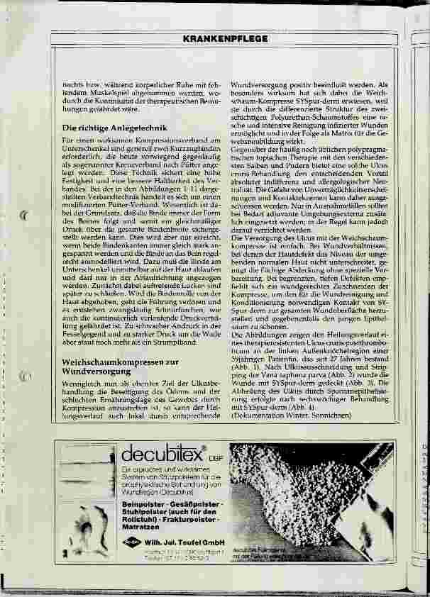 Vorschauseite 3: Die Behandlung des Ulcus cruris venosum mit Kompressionsverband und Weichschaumkompressen