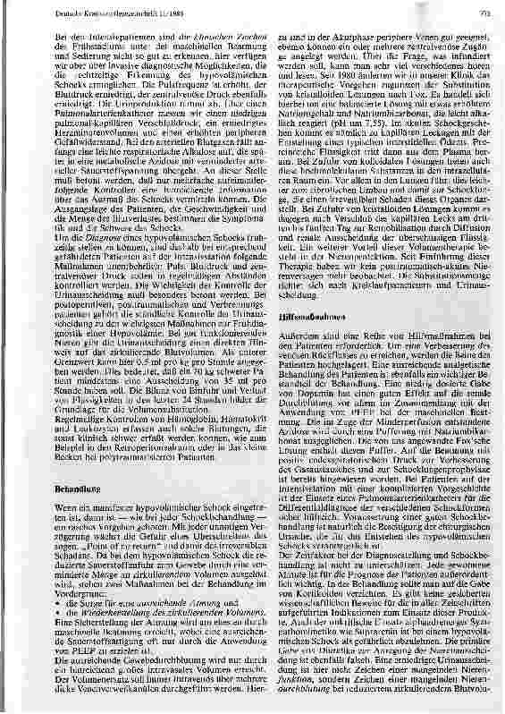 Vorschauseite 2: Der hypovolämische Schock