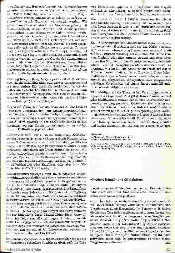 Vorschauseite 3: Vergiftungen im Kindesalter