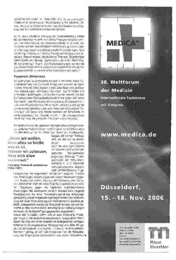 Vorschauseite 2: Transparenz, Transparenz, Transparenz