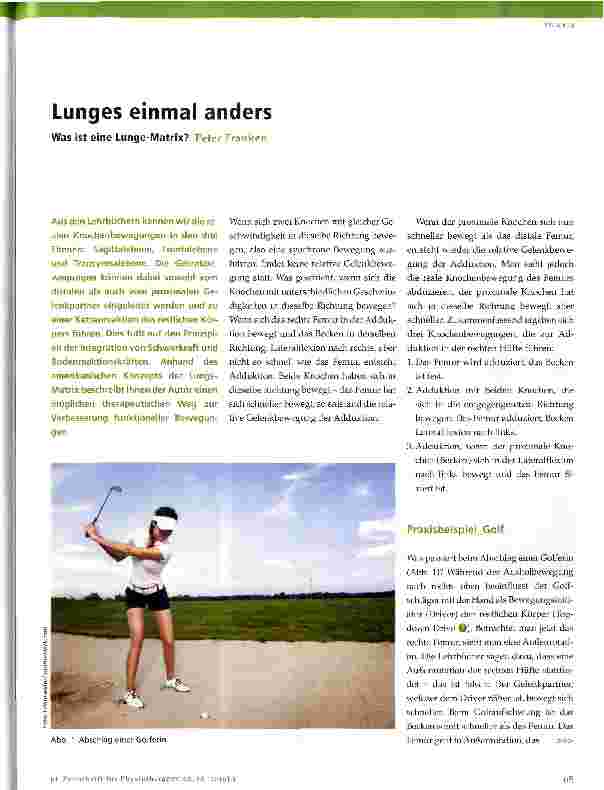 Vorschauseite 1: Lunges einmal anders