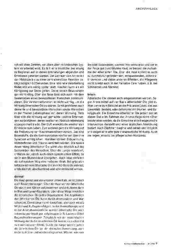 Vorschauseite 4: Das Arbeitsmaterial in der Aromapflege