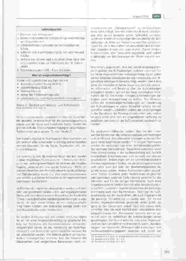 Vorschauseite 6: Was bestimmt den Zugang zu Sozialleistungen?