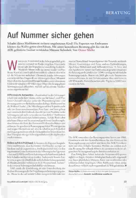 Vorschauseite 1: Auf Nummer sicher gehen