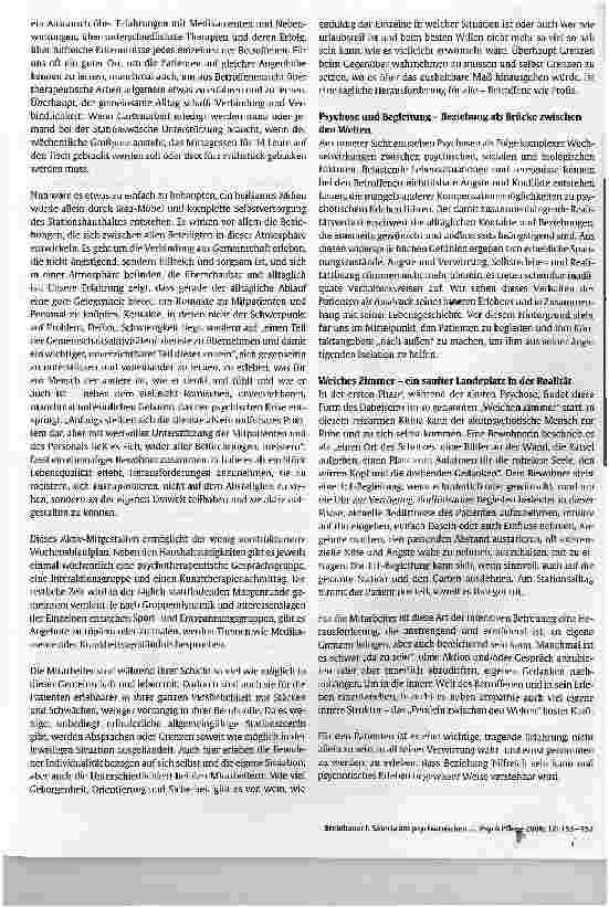Vorschauseite 3: Soteria am psychiatrischen Krankenhaus