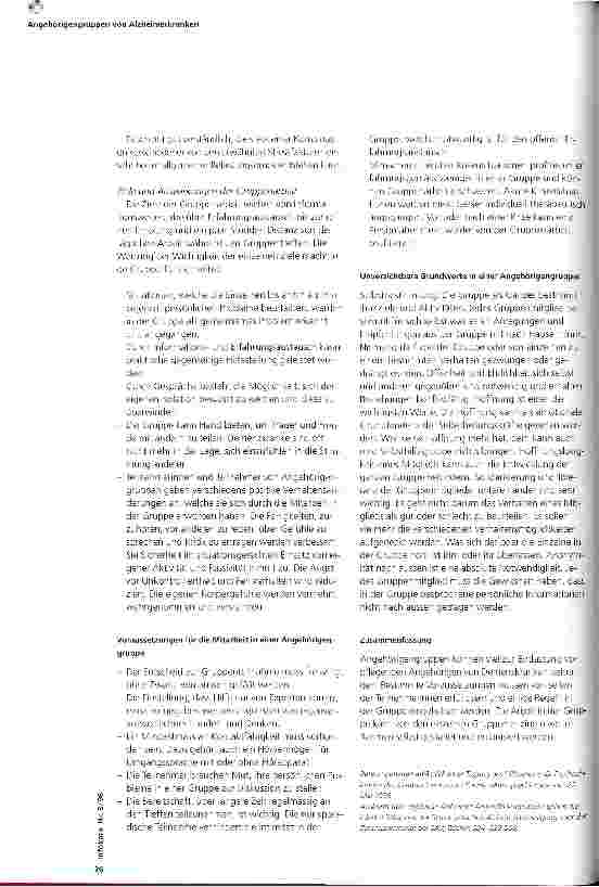 Vorschauseite 2: Angehörigengruppen von Alzheimerkranken