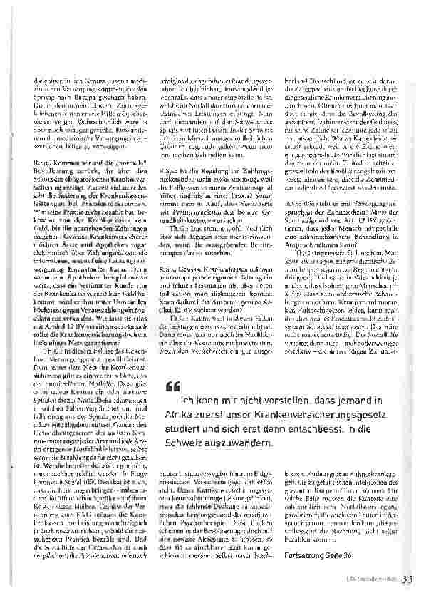 Vorschauseite 4: Kritische Gedanken zu einer Rationierung der MedizinEs gibt einen Rechtsanspruch auf Gesundheitsversorgung