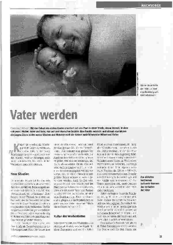 Vorschauseite 1: Vater werden