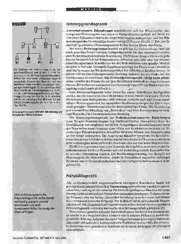 Vorschauseite 5: Indikationen zur molekulargenetischen Diagnostik bei erblichen Krankheiten