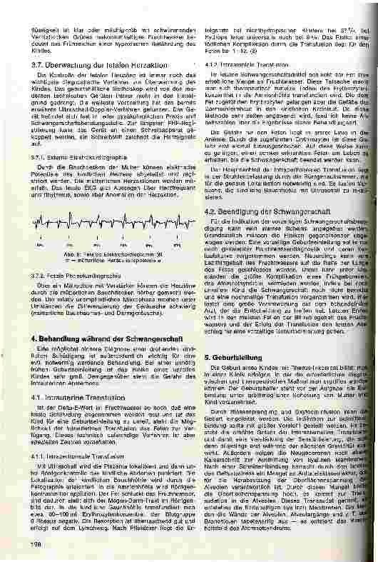 Vorschauseite 4: Die Rhesus-Inkompatibilität als Risikofaktor Überwachungsund Therapiemöglichkeiten