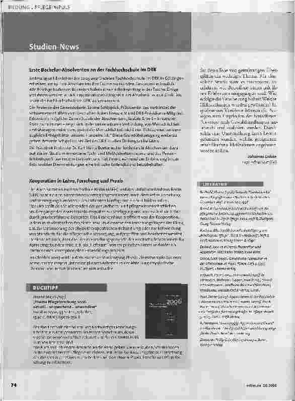 Vorschauseite 4: Gewalt gegen Pflegekräfte - Ergebnisse einer Befragung an der Charite