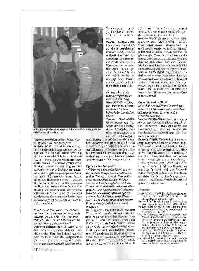 Vorschauseite 3: Reaktionen praktizierender Hebammen
