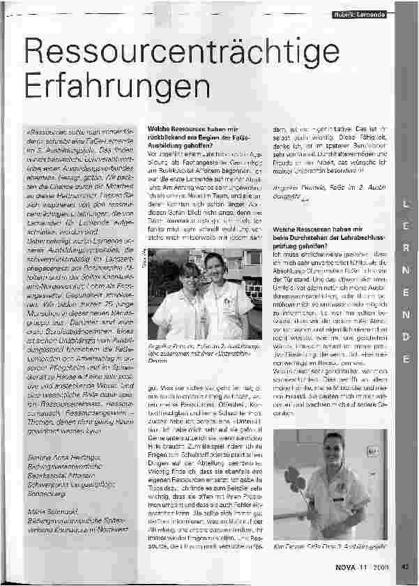 Vorschauseite 1: Ressourcenträchtige Erfahrungen
