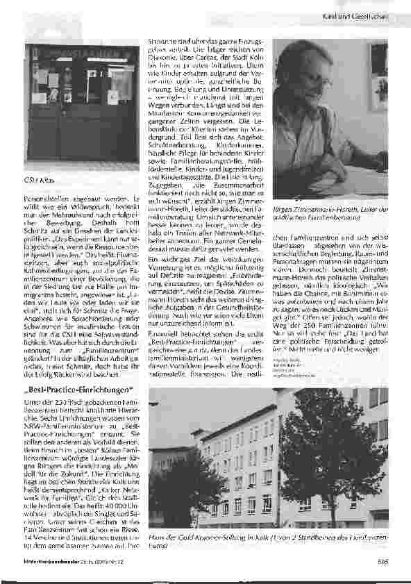 Vorschauseite 3: Kind und Geseilschaft - Wandel in der Familienpolitik?
