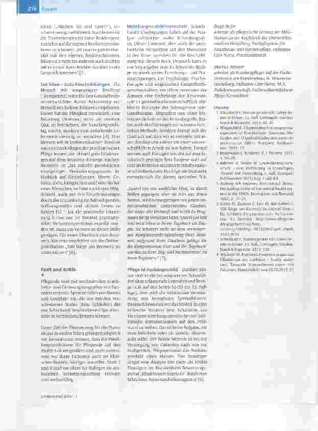 Vorschauseite 2: Pflegerische Begleitung in der Krise Teil 3 Sich verändern, gestalten, leben