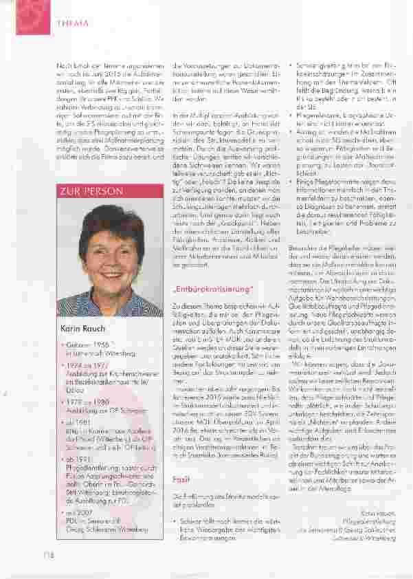 Vorschauseite 2: Beschreibung der Einführung des Strukturmodells der Entbürokratisierung in einer stationären Pflegeeinrichtung