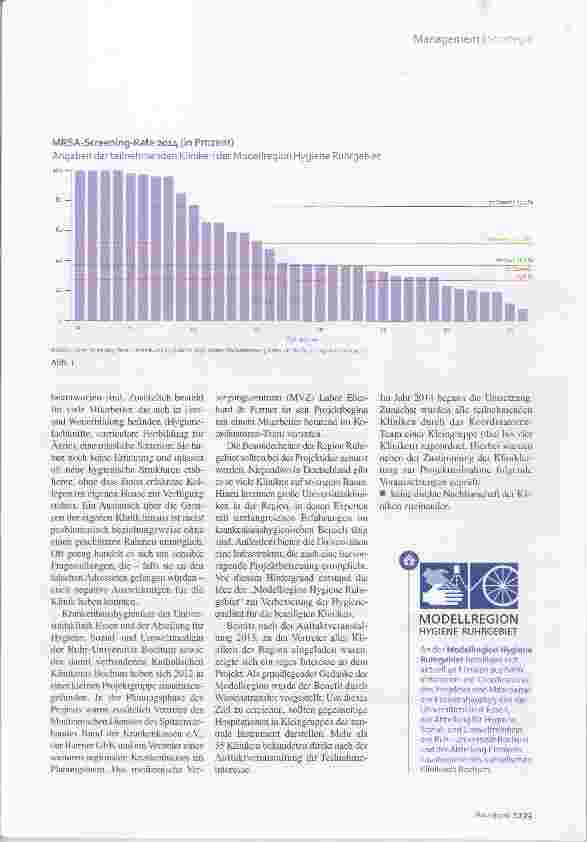 Vorschauseite 2: Modellregion Hygiene Ruhrgebiet Über den Tellerrand geschaut