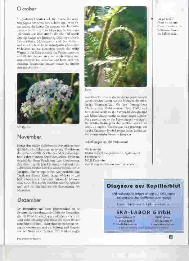 Vorschauseite 4: Die Pflanzen der Großen Göttin Göttinnen und Pflanzen wie passt das zusamnnen?