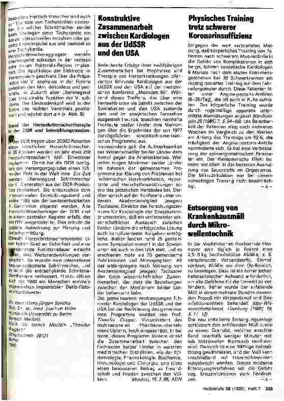 Vorschauseite 3: Der künstliche Herzschrittmacher