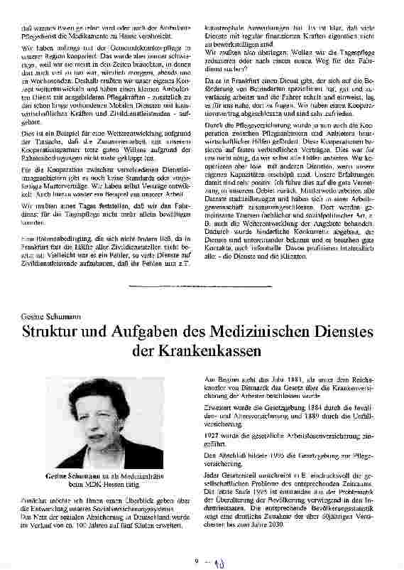 Vorschauseite 1: Struktur und Aufgaben des Medizinischen Dienstes der Krankenkassen