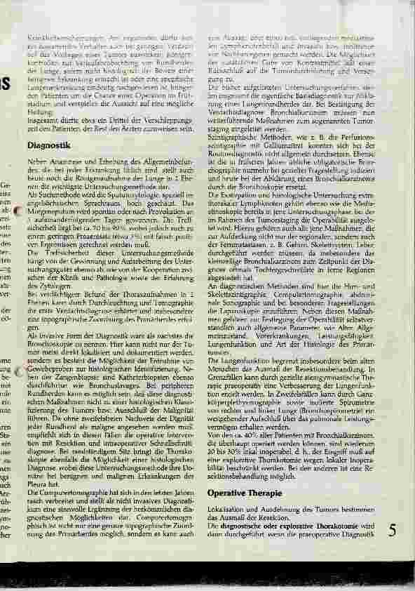 Vorschauseite 2: Klinik und Therapie des Bronchialkarzinoms