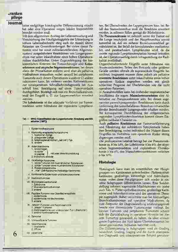 Vorschauseite 3: Klinik und Therapie des Bronchialkarzinoms