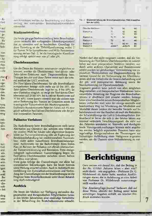 Vorschauseite 4: Klinik und Therapie des Bronchialkarzinoms