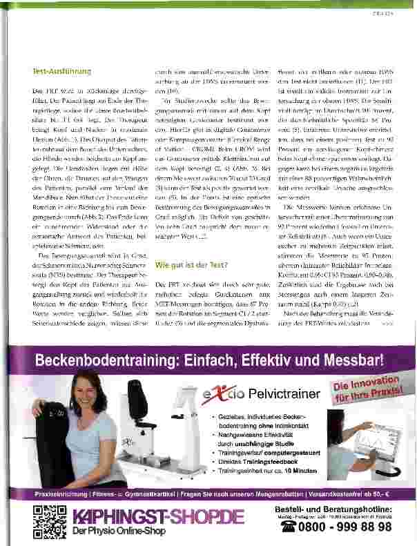 Vorschauseite 2: Der Flexions-Rotations-Test