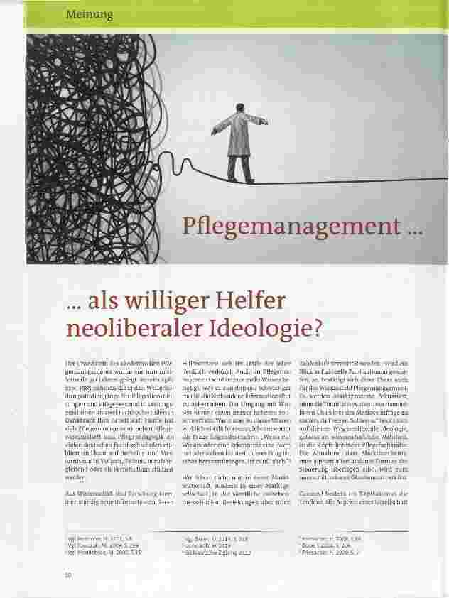 Vorschauseite 1: . .. als williger Helfer neoliberaler Ideologie?