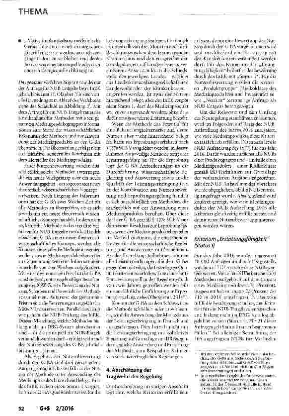 Vorschauseite 5: Die Nutzenbewertung von nichtmedikamentösen Untersuchungsund Behandlungsmethoden