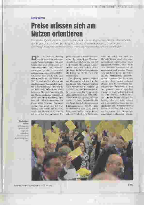 Vorschauseite 1: Preise müssen sich am Nutzen orientieren