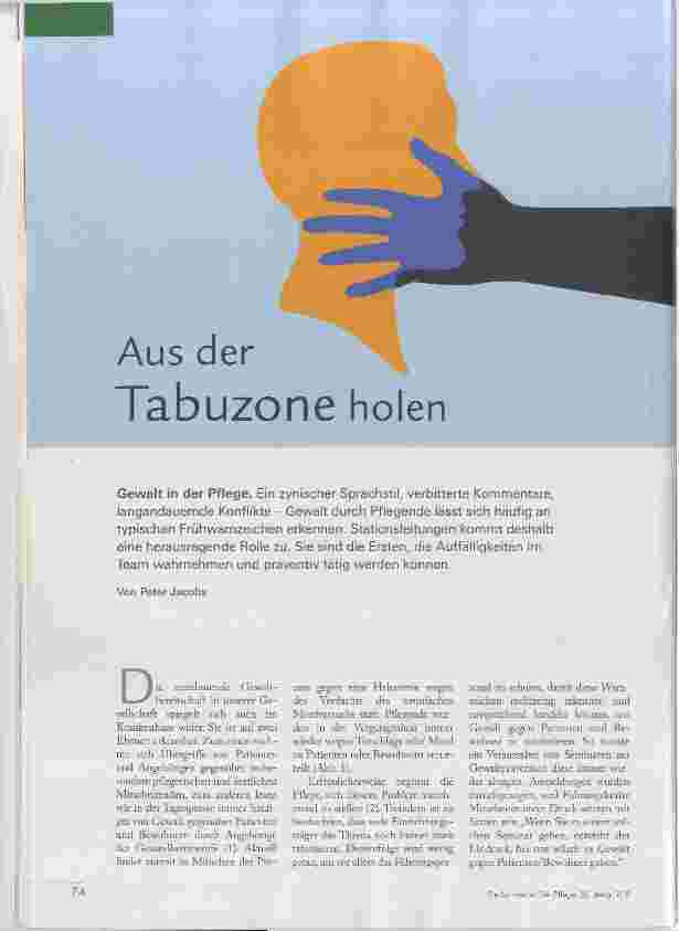 Vorschauseite 1: Aus der Tabuzone holen
